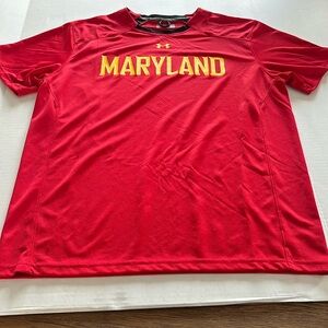 men’s large maryland under armour shirt